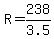 R=238%2F3.5