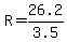 R=26.2%2F3.5