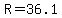 R=36.1