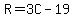 R=3C-19