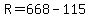 R=668-115