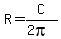 R=C%2F%282pi%29