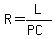 R=L%2F%28PC%29
