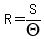 R=S%2FTHETA