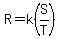 R=k%28S%2FT%29
