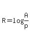 R=log%28A%2Fp%29