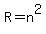 R=n%5E2