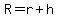 R=r%2Bh