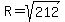 R=sqrt%28212%29