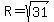 R=sqrt%2831%29