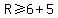 R%3E=6%2B5