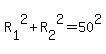 R%5B1%5D%5E2%2BR%5B2%5D%5E2=50%5E2
