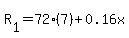 R%5B1%5D+=+72%287%29%2B0.16x