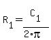 R%5B1%5D+=+C%5B1%5D%2F%282%2Api%29