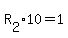 R%5B2%5D%2A10=1