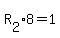R%5B2%5D%2A8=1