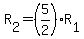 R%5B2%5D=%285%2F2%29R%5B1%5D