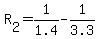 R%5B2%5D=1%2F1.4-1%2F3.3
