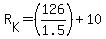 R%5BK%5D=%28126%2F1.5%29%2B10