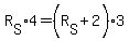 R%5BS%5D%2A4=%28R%5BS%5D%2B2%29%2A3