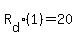 R%5Bd%5D+%281%29=20
