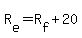 R%5Be%5D=R%5Bf%5D%2B20