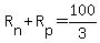 R%5Bn%5D%2BR%5Bp%5D=100%2F3