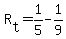 R%5Bt%5D=1%2F5-1%2F9