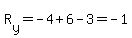 R%5By%5D=-4%2B6-3=-1