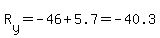 R%5By%5D=-46%2B5.7=-40.3