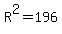 R%5E2=196