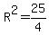 R%5E2=25%2F4