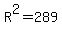R%5E2=289