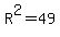 R%5E2=49