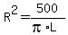 R%5E2=500%2F%28pi%2AL%29