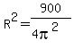 R%5E2=900%2F%284pi%5E2%29