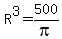 R%5E3=500%2Fpi
