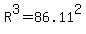 R%5E3+=+86.11%5E2