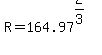 R+=+164.97%5E%282%2F3%29