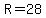 R+=+28
