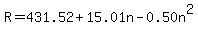 R+=+431.52+%2B+15.01n+-+0.50n%5E2