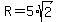 R+=+5%2Asqrt%282%29