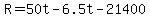 R+=+50t+-+6.5t+-+21400
