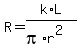 R+=+k%2AL%2F%28pi%2Ar%5E2%29