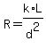 R+=+k%2AL%2Fd%5E2