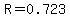 R+=0.723