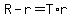 R-r=T%2Ar