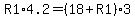 R1%2A4.2=%2818%2BR1%293