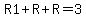 R1%2BR%2BR=3