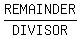 REMAINDER%2FDIVISOR